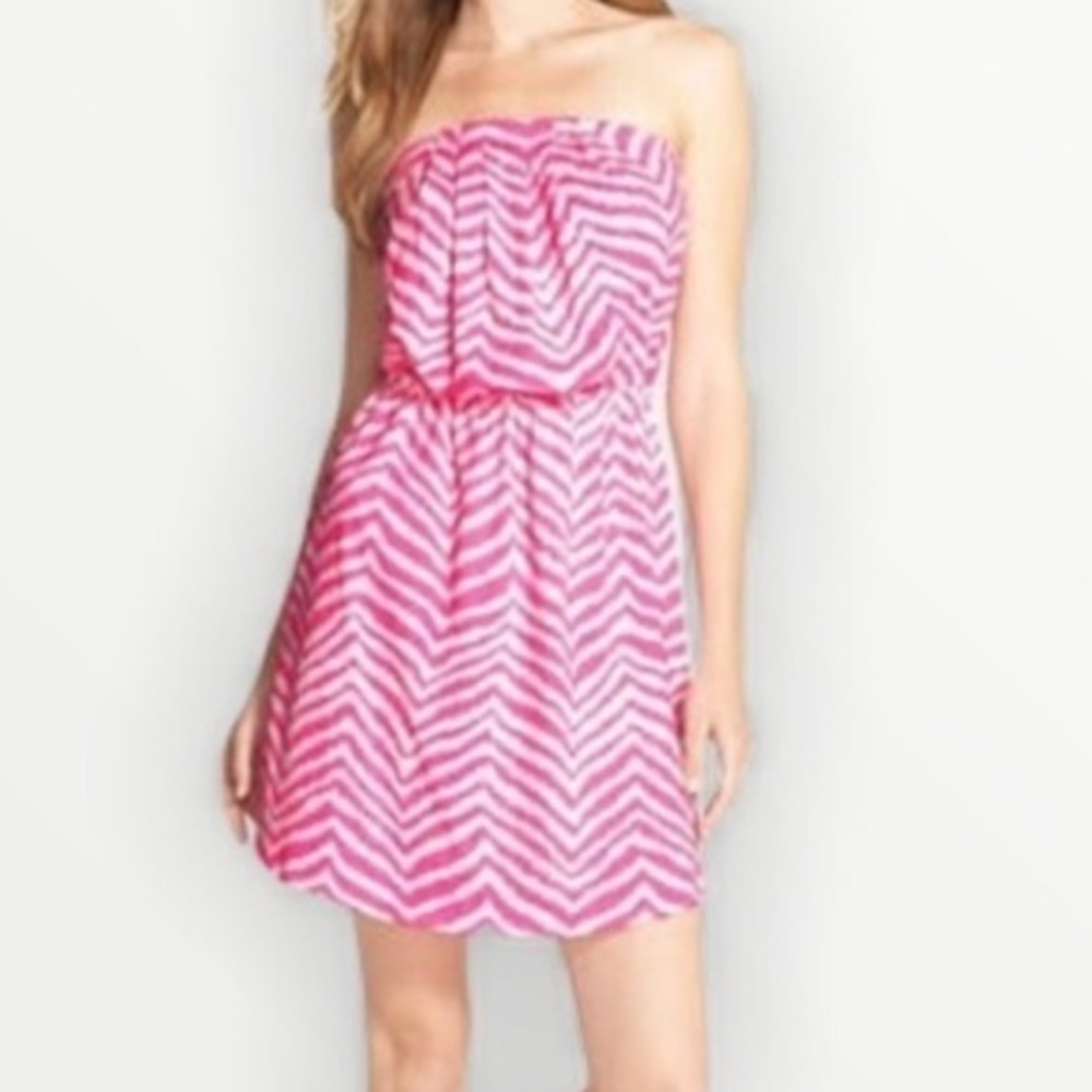 LILLY PULITZER Windsor Strapless Dress sz XS
